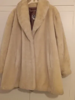 Chaquetón Mouton Beige