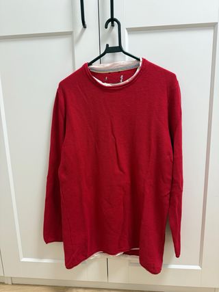 Jersey Rojo Manga Larga