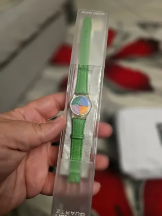 Swatch Vintage Quarzo Verde