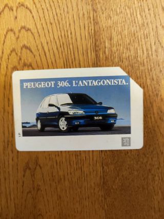 Scheda telefonica "Peugeot 306. L'antagonista"