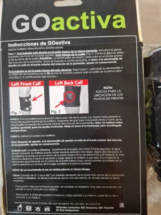 GOactiva Rodillera para Alivio Dolor Lumbar