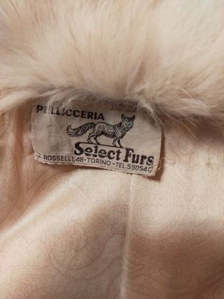 Pelliccia Vintage Volpe Beige/Bianca