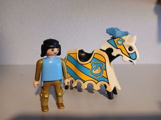 Playmobil Caballero y Caballo Cisne