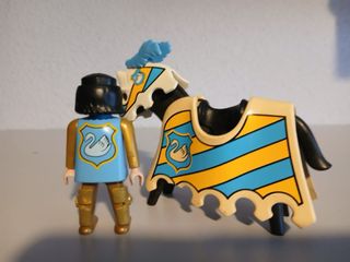 Playmobil Caballero y Caballo Cisne
