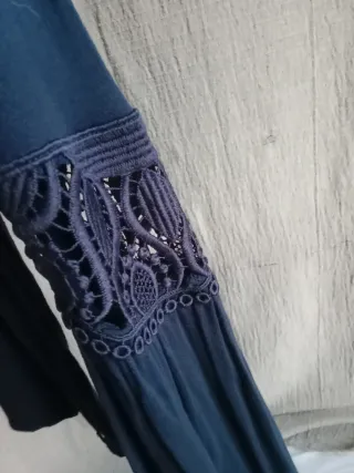 Blusa Salsa azul marino talla M