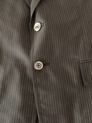 Chaqueta Zara Man Raya Diplomática Negra