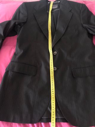 Chaqueta Zara Man Raya Diplomática Negra