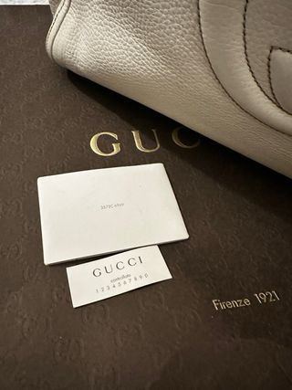 Borsa Gucci Beige Pelle Donna