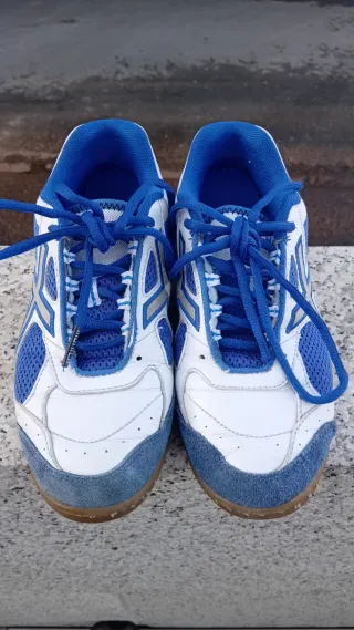 Tenis Munich Azules y Blancos