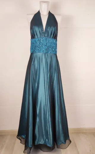 Abito da cerimonia donna teal