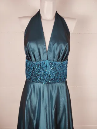 Abito da cerimonia donna teal