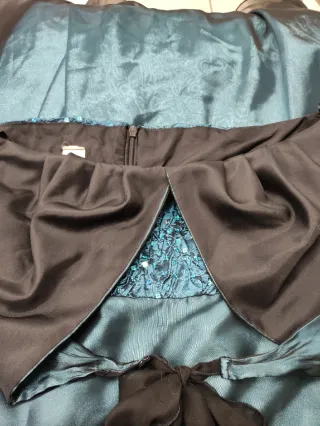 Abito da cerimonia donna teal