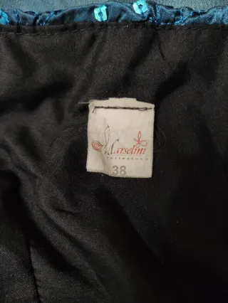 Abito da cerimonia donna teal