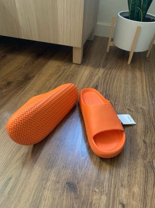 Sandalias Naranjas Plataforma Bershka