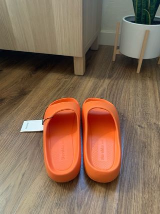 Sandalias Naranjas Plataforma Bershka