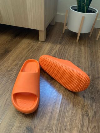 Sandalias Naranjas Plataforma Bershka