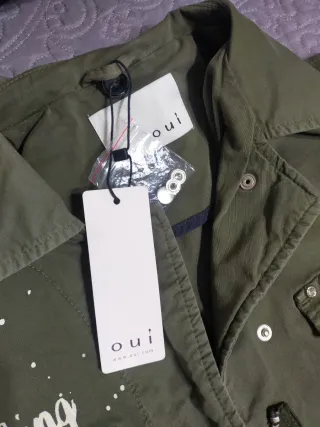 Chaqueta militar Oui verde