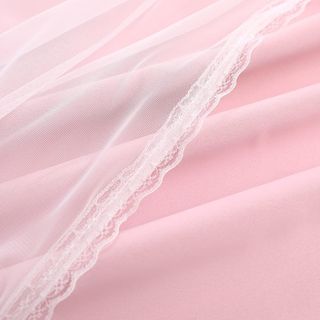 Cortine opache rosa da 84 pollici di SOFJAGETQ