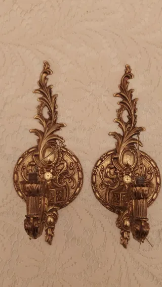 Apliques de pared bronce