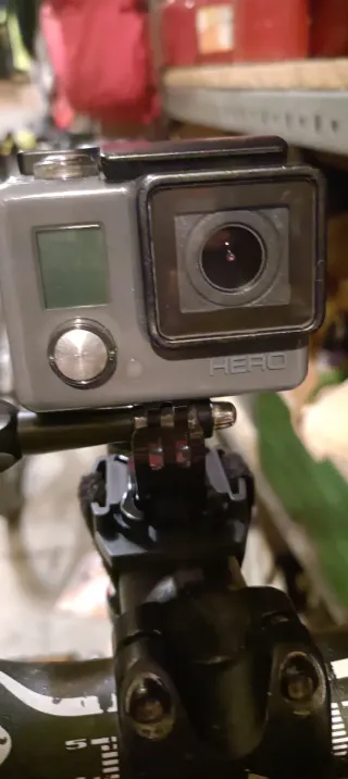 Go Pro Hero Cámara+ Adaptador para bici+carcasa