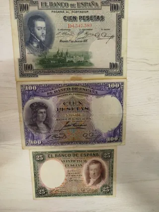 3 Banconote Banco de España