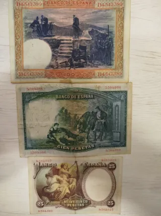 3 Banconote Banco de España