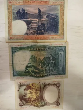 3 Banconote Banco de España