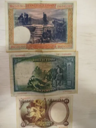 3 Banconote Banco de España