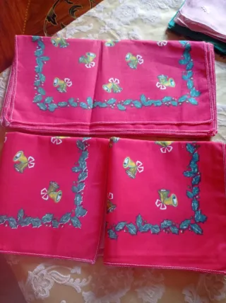 Tovaglioli Natale Rossi con Campane