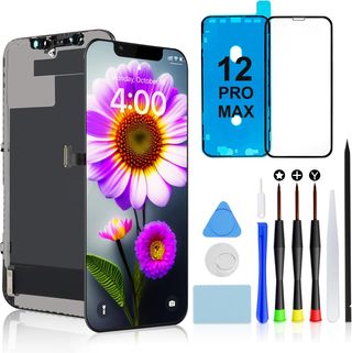 Brinonac Schermo per iPhone 12 Pro MAX, 6,7" Pan