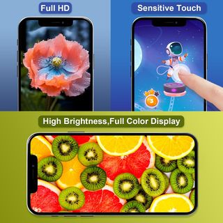 Brinonac Schermo per iPhone 12 Pro MAX, 6,7" Pan