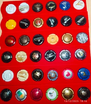 Chapas de cava extranjeras