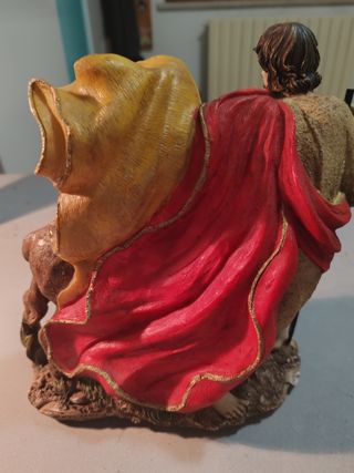 Sacra Famiglia con asinello