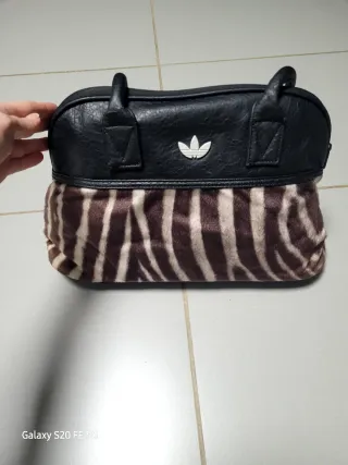 Bolso Adidas Animal Print Marrón Negro