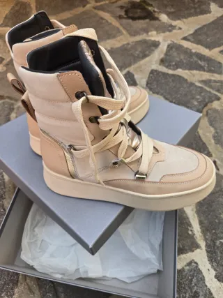 Stivaletto Janet&Janet Donna Beige/Oro Tg 39