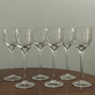 Set di 6 calici da vino