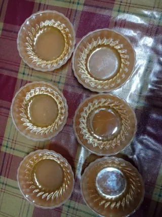 Set 6 ciotole Arcopal arancio brillante