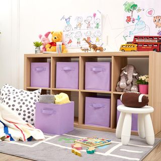 EZOWare Set di 6 Cubi di Stoccaggio in Tessuto