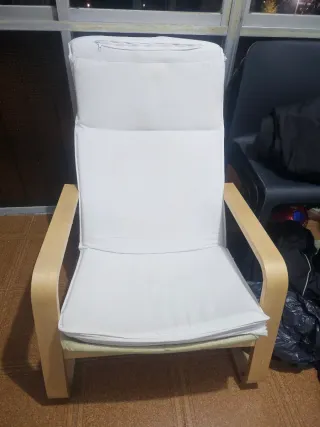 Hamaca de madera y tela