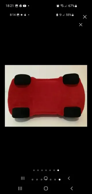 Modello in Scala Volkswagen Maggiolino Rosso