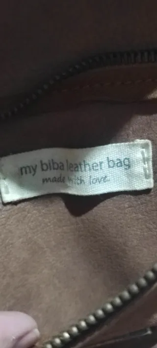 Bolso mochila de piel Biba