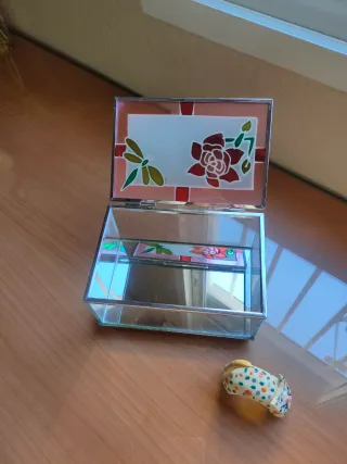 Joyero cristal gatito porta-anillos