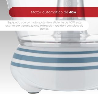 BERGNER NOIA - Spremiagrumi 40W 1.2L - Motore Automatico