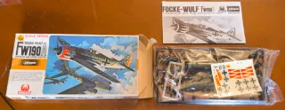 6 Vecchie Miniature di Aerei e Carri Armati della WWII