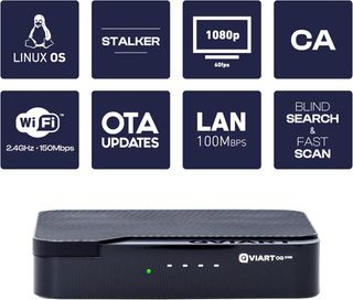 Qviart OG3WS Receptor SATÉLITE Linux TV por IP Sta