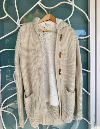 Trenca/Chaqueta Invierno Borreguito Beige Zara