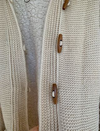 Trenca/Chaqueta Invierno Borreguito Beige Zara