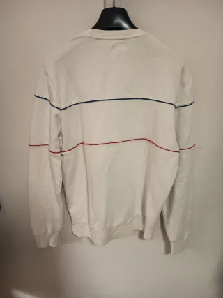 Felpa Levi's bianca e grigia