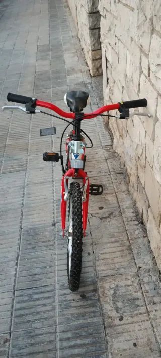 Bicicleta Infantil Oregon Roja y Blanca