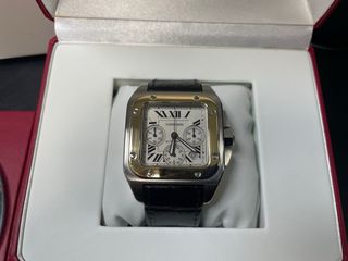 Reloj Cartier Santos XL Chrono Caja Roja